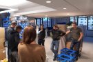 Die Studierenden erhalten in einem Rundgang durch das LKV-Gebäude viele Einblicke.