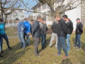 Studierende im Garten